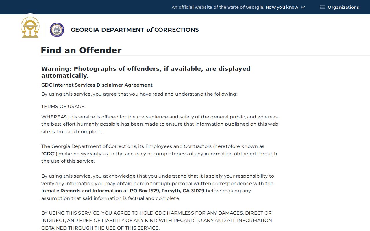 Talbot County arrest history and Georgia offender query