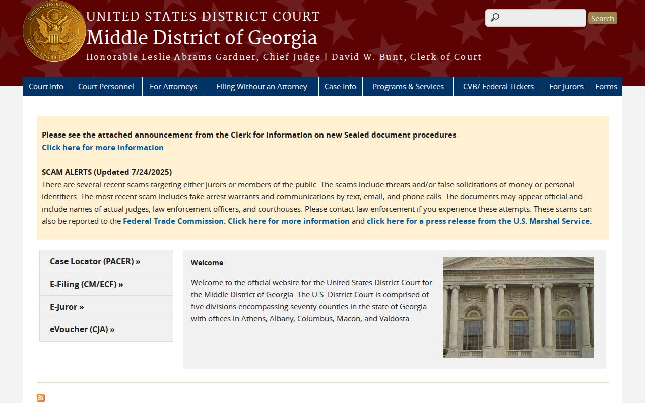 Talbot County criminal cases in the Middle District of Georgia