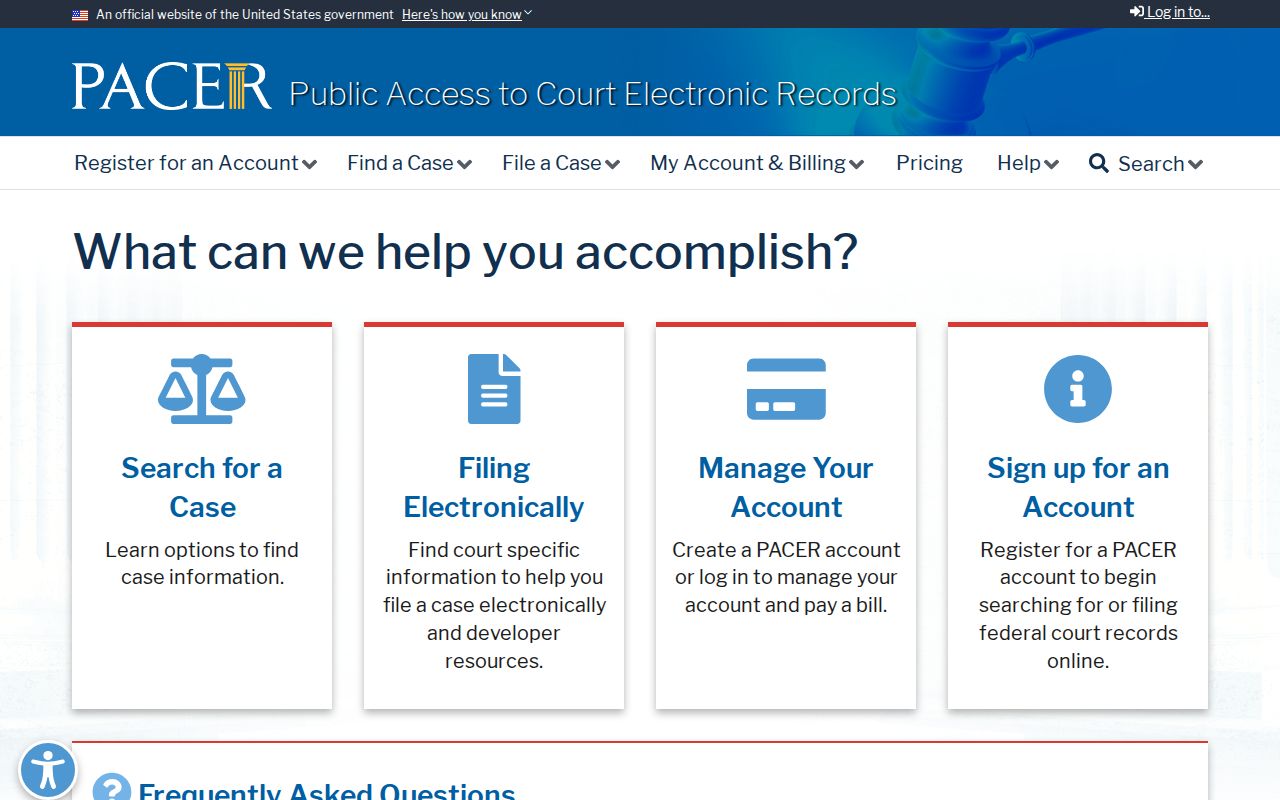 Talbot County federal criminal court case search through PACER