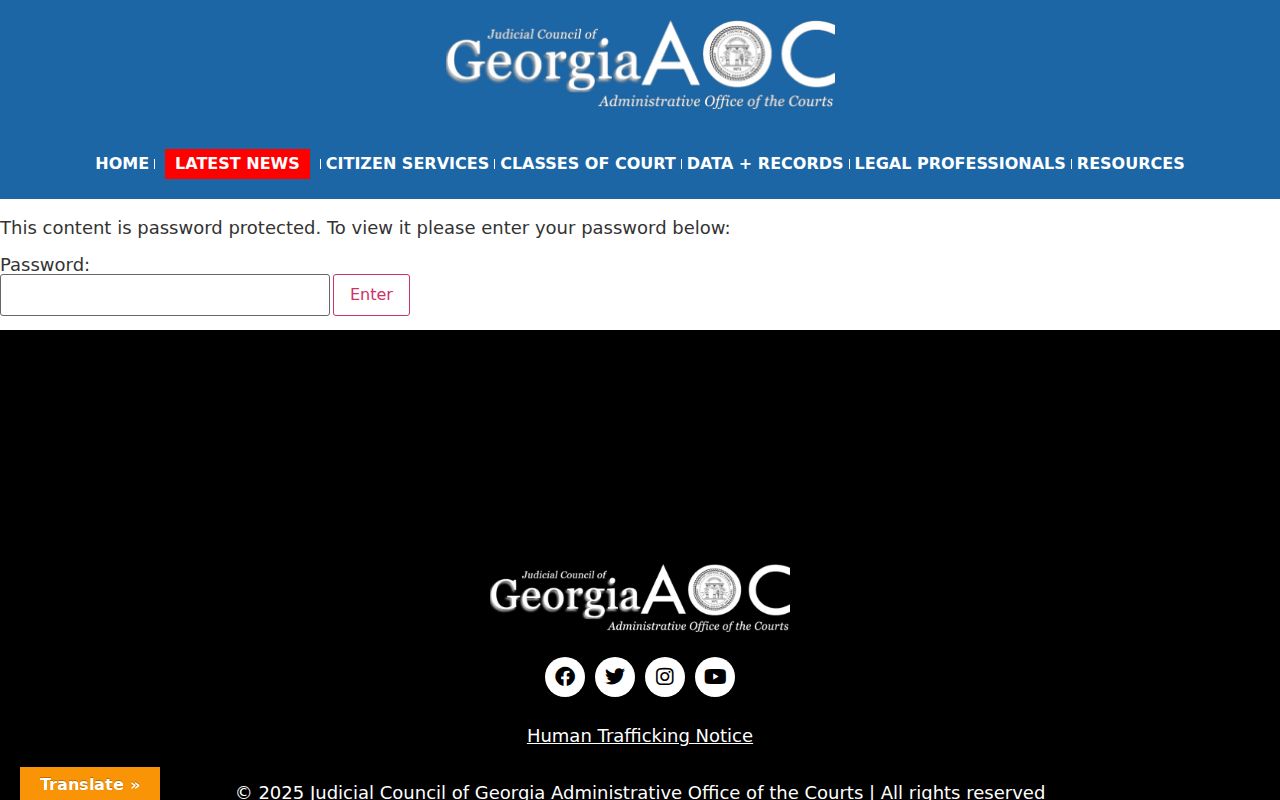 Talbot County Superior Court criminal case archive
